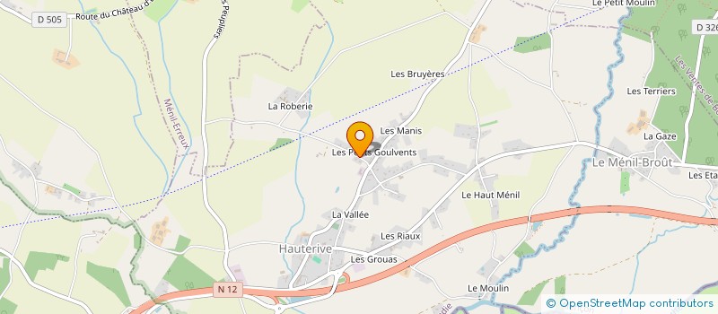 localisation de l'entreprise MONSIEUR REGIS LEROUX à HAUTERIVE