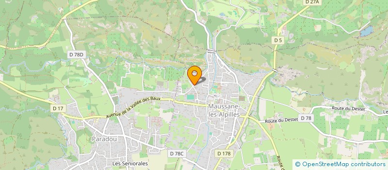 localisation de l'entreprise MONSIEUR REGIS LEROY à MAUSSANE-LES-ALPILLES