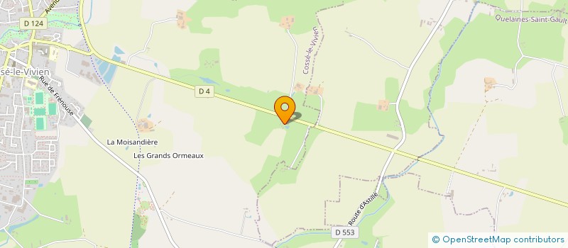 localisation de l'entreprise MONSIEUR REGIS LEROYER  COSSE LE VIVIEN