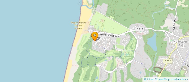 localisation de l'entreprise MONSIEUR REGIS LETELLIER  MOLIETS-ET-MAA