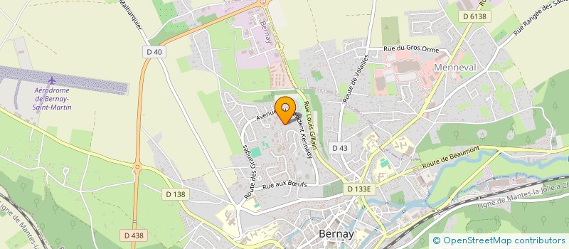 localisation de l'entreprise MONSIEUR REGIS LETELLIER à BERNAY