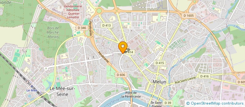 localisation de l'entreprise MONSIEUR REGIS LOUIS à MELUN