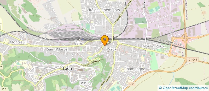 localisation de l'entreprise MONSIEUR REGIS LOUIS à LAON