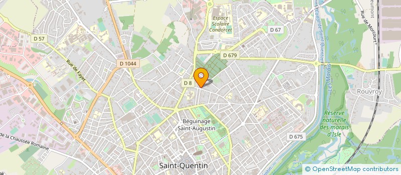 localisation de l'entreprise MONSIEUR REGIS MACQUET à SAINT-QUENTIN