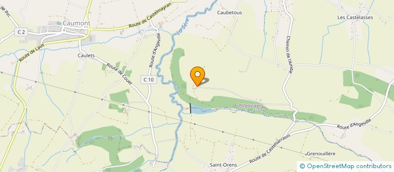 localisation de l'entreprise MONSIEUR REGIS MAGRO  CASTELMAYRAN