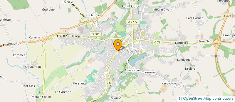 localisation de l'entreprise MONSIEUR REGIS MALBROUCK  GOURIN