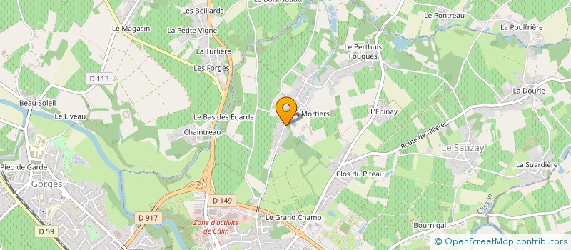 localisation de l'entreprise MONSIEUR REGIS MANNIELLO à CLISSON