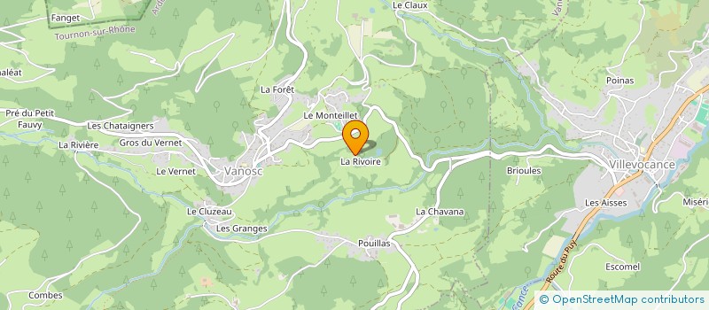 localisation de l'entreprise MONSIEUR REGIS MANUEL à VANOSC
