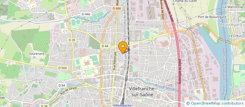 localisation de l'entreprise MONSIEUR REGIS MARACHIAN à VILLEFRANCHE-SUR-SAONE