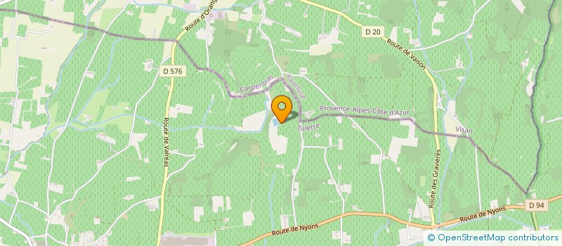 localisation de l'entreprise MONSIEUR REGIS MARCEL  SUZE-LA-ROUSSE