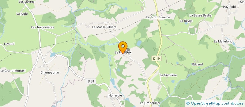 localisation de l'entreprise MONSIEUR REGIS MARIAUD à CHATEAU-CHERVIX