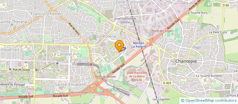 localisation de l'entreprise MONSIEUR REGIS MARION à RENNES