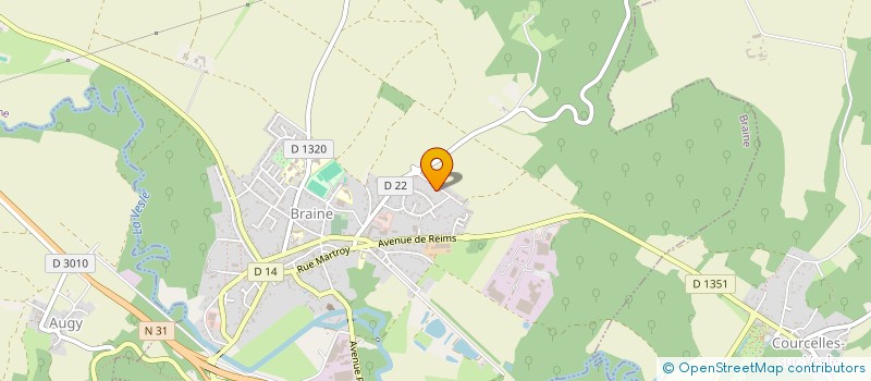 localisation de l'entreprise MONSIEUR REGIS MARLIOT  BRAINE