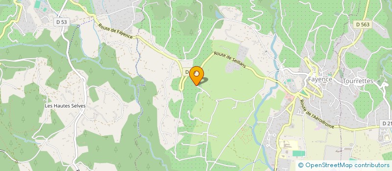 localisation de l'entreprise MONSIEUR REGIS MARTEL  FAYENCE