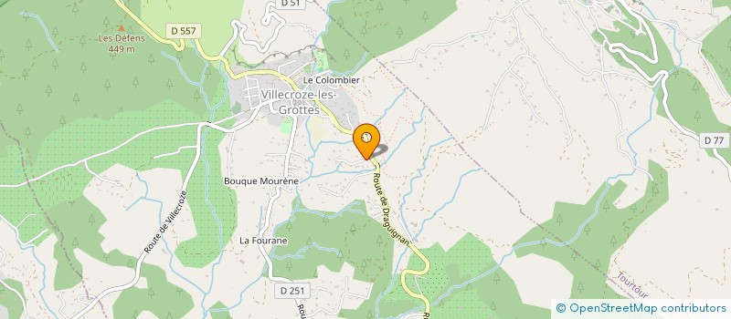 localisation de l'entreprise MONSIEUR REGIS MARTI CARDONA  VILLECROZE