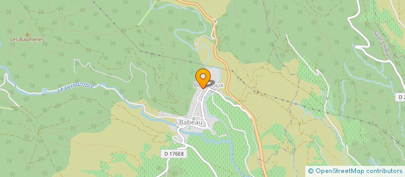 localisation de l'entreprise MONSIEUR REGIS MARTIN  BABEAU-BOULDOUX