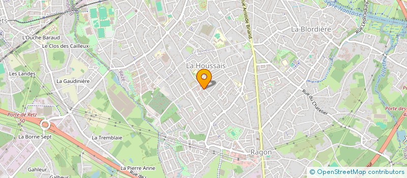 localisation de l'entreprise MONSIEUR REGIS MARTIN  REZE