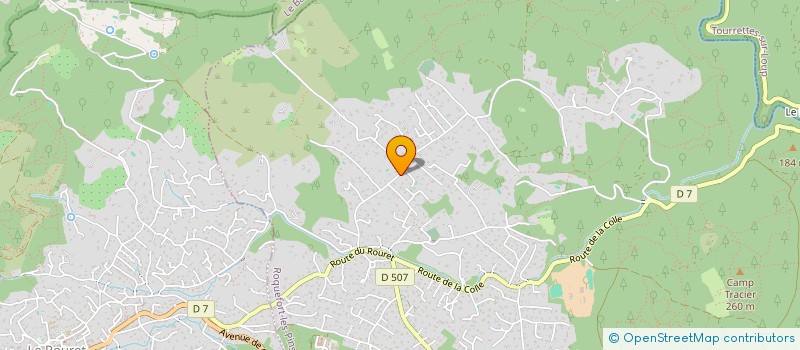 localisation de l'entreprise MONSIEUR REGIS MARTIN  ROQUEFORT-LES-PINS