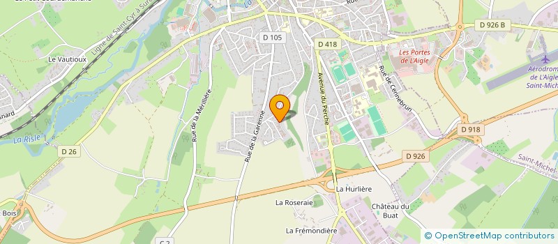localisation de l'entreprise MONSIEUR REGIS MARTINAIS à L'AIGLE