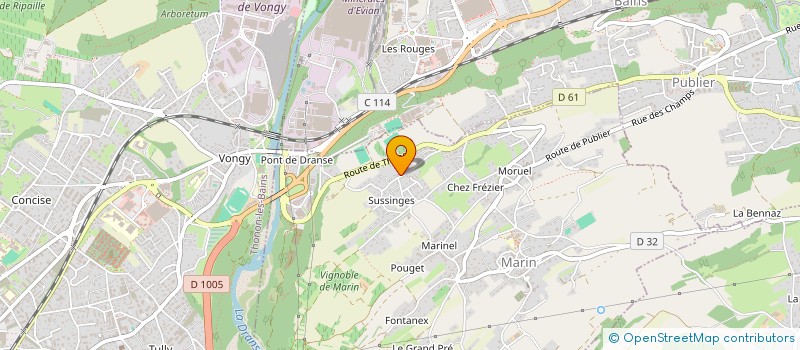 localisation de l'entreprise MONSIEUR REGIS MARTINEZ  MARIN