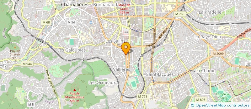 localisation de l'entreprise MONSIEUR REGIS MASSEBOEUF  CLERMONT-FERRAND