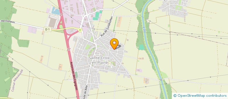 localisation de l'entreprise MONSIEUR REGIS MASSON  SAINTE-CROIX-EN-PLAINE