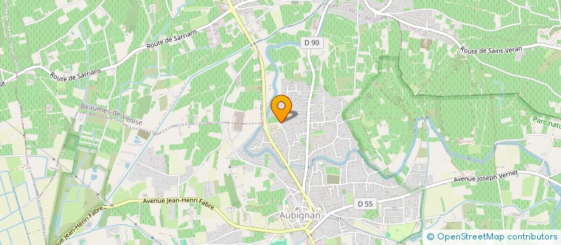 localisation de l'entreprise MONSIEUR REGIS MATHIEU  AUBIGNAN