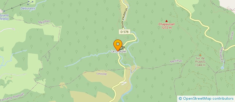 localisation de l'entreprise MONSIEUR REGIS MATHON  MEZILHAC