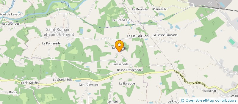 localisation de l'entreprise MONSIEUR REGIS MAUROUX à ST ROMAIN ET ST CLEMENT