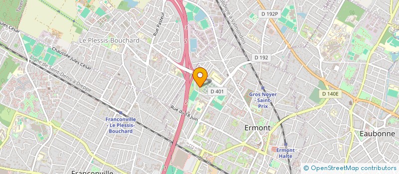 localisation de l'entreprise MONSIEUR REGIS MAXIMIN  ERMONT