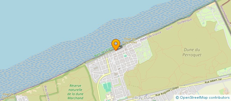 localisation de l'entreprise MONSIEUR REGIS MILLET  BRAY-DUNES