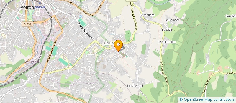 localisation de l'entreprise MONSIEUR REGIS MIRAMOND  COUBLEVIE