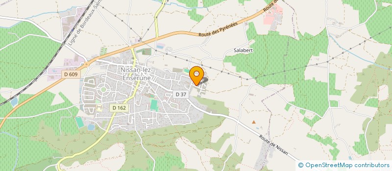 localisation de l'entreprise MONSIEUR REGIS MITSLER  NISSAN-LEZ-ENSERUNE