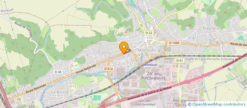 localisation de l'entreprise MONSIEUR REGIS MOLARD  MONTLUEL