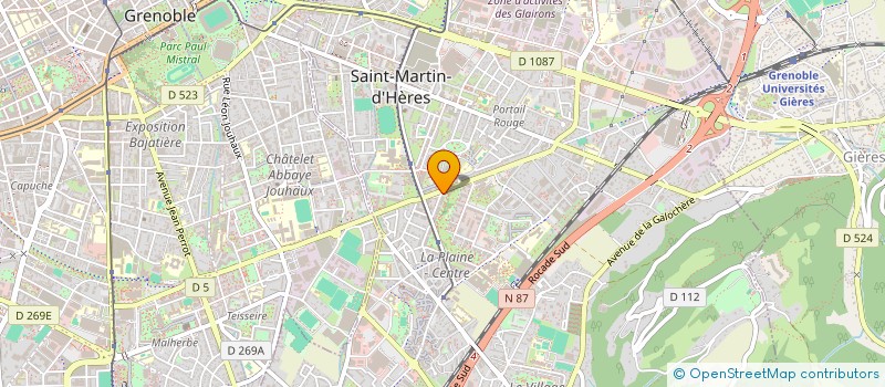 localisation de l'entreprise MONSIEUR REGIS MONTABONE à SAINT-MARTIN-D'HERES