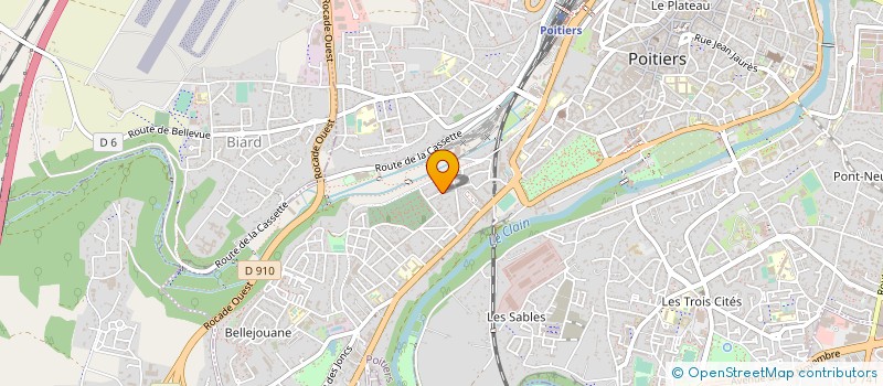 localisation de l'entreprise MONSIEUR REGIS MONTASTIER à POITIERS