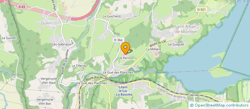 localisation de l'entreprise MONSIEUR REGIS MONTFALCON  SAINT-ALBAN-DE-MONTBEL