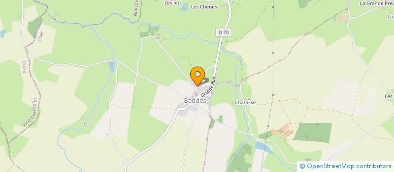 localisation de l'entreprise MONSIEUR REGIS MORAND  BEDDES