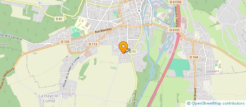 localisation de l'entreprise MONSIEUR REGIS MORDELET  LOUVIERS