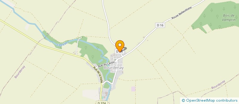 localisation de l'entreprise MONSIEUR REGIS MOREAU  BOURDENAY