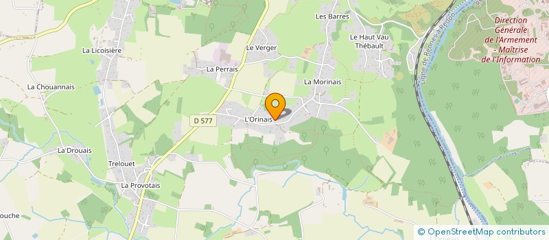 localisation de l'entreprise MONSIEUR REGIS MORENNE  GUICHEN