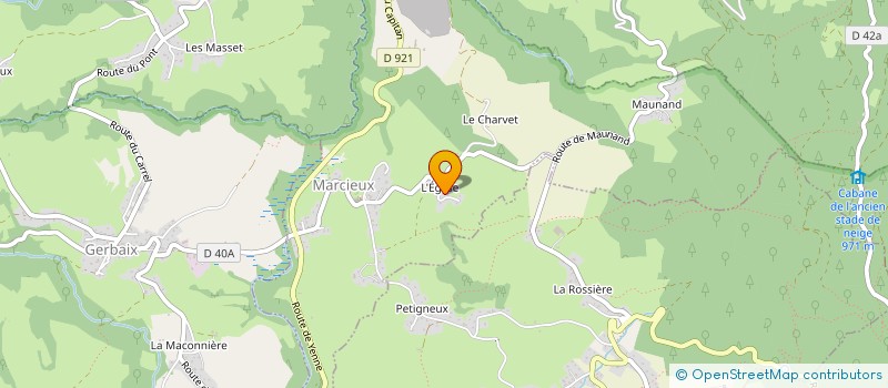 localisation de l'entreprise MONSIEUR REGIS MOSCA  MARCIEUX