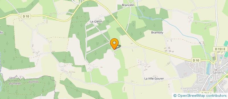 localisation de l'entreprise MONSIEUR REGIS MOTTET  SERENT