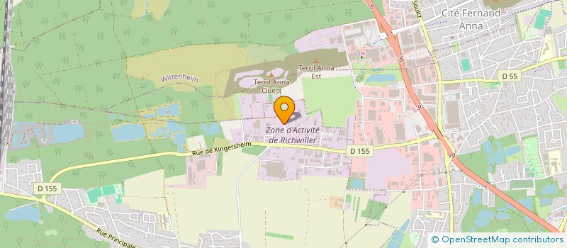 localisation de l'entreprise MONSIEUR REGIS MULLER  RICHWILLER