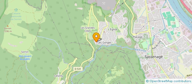 localisation de l'entreprise MONSIEUR REGIS MULOT  SASSENAGE