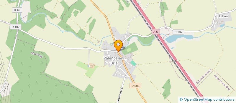 localisation de l'entreprise MONSIEUR REGIS NAUDIN  VALENCE-EN-BRIE