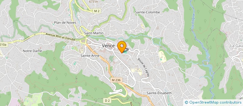 localisation de l'entreprise MONSIEUR REGIS NICOLINI  VENCE