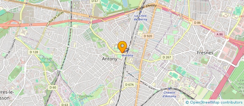 localisation de l'entreprise MONSIEUR REGIS ODENT à ANTONY