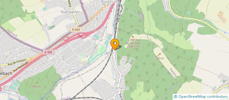 localisation de l'entreprise MONSIEUR REGIS ODWA  COCHEREN