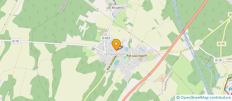 localisation de l'entreprise MONSIEUR REGIS PACHOLSKI à CHAVIGNON